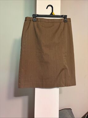 Evan picone stretch striped  skirt size 12 Preloved ❤️ #32